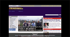 Desktop Screenshot of firenzeviola.it